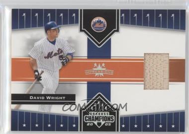 2005 Donruss Champions - [Base] - Impressions Materials #194 - David Wright