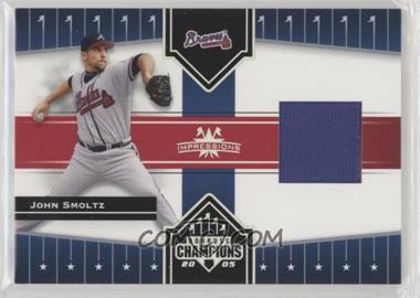 2005 Donruss Champions - [Base] - Impressions Materials #203 - John Smoltz