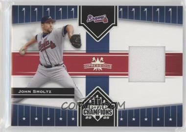 2005 Donruss Champions - [Base] - Impressions Materials #203 - John Smoltz