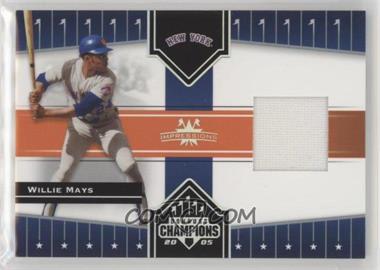 2005 Donruss Champions - [Base] - Impressions Materials #232 - Willie Mays