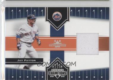 2005 Donruss Champions - [Base] - Impressions Materials #34 - Jay Payton