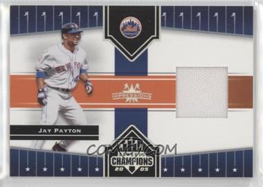 2005 Donruss Champions - [Base] - Impressions Materials #34 - Jay Payton