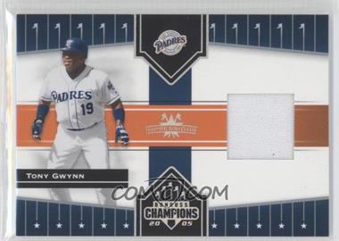 2005 Donruss Champions - [Base] - Impressions Materials #439 - Tony Gwynn