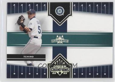 2005 Donruss Champions - [Base] - Impressions #10 - Ichiro