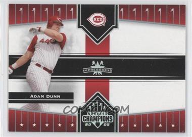 2005 Donruss Champions - [Base] - Impressions #175 - Adam Dunn