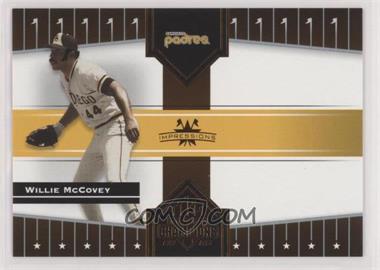 2005 Donruss Champions - [Base] - Orange Impressions #221 - Willie McCovey /75