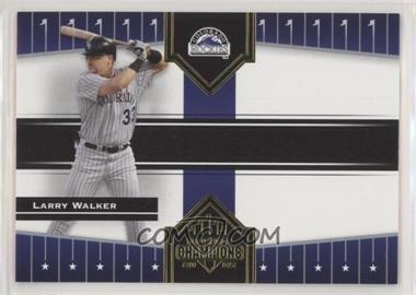 2005 Donruss Champions - [Base] #228 - Larry Walker