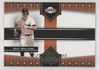 2005 Donruss Champions - [Base] #71 - Matt Williams