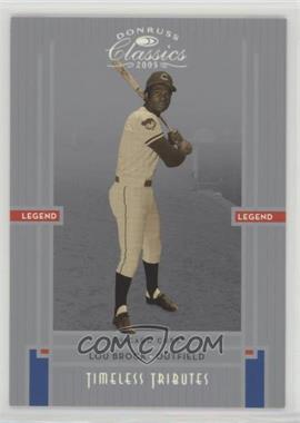 2005 Donruss Classics - [Base] - Silver Timeless Tributes #235 - Legends - Lou Brock /100