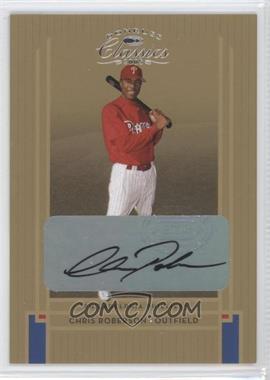 2005 Donruss Classics - [Base] #218 - Autographed Rookies - Chris Roberson /1200