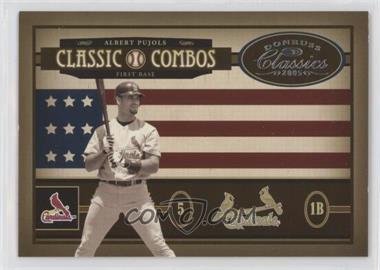 2005 Donruss Classics - Classic Combos #CC-46 - Albert Pujols, Don Mattingly /400