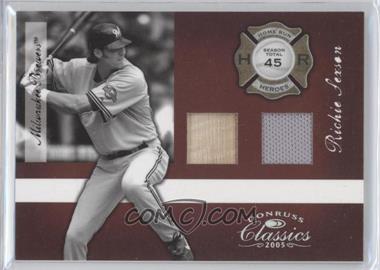 2005 Donruss Classics - Home Run Heroes - Combo Materials #HR-18 - Richie Sexson /45