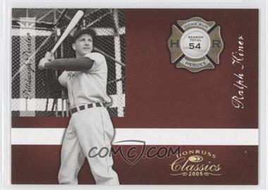 2005 Donruss Classics - Home Run Heroes - Gold #HR-41 - Ralph Kiner /50