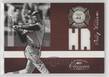 2005 Donruss Classics - Home Run Heroes - HR Jerseys #HR-26 - Billy Williams /26