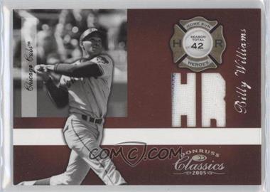 2005 Donruss Classics - Home Run Heroes - HR Jerseys #HR-26 - Billy Williams /26