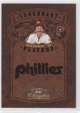 2005 Donruss Classics - Legendary Players - Gold #LP-26 - Mike Schmidt /75