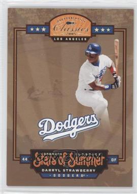 2005 Donruss Classics - Stars of Summer #BOS-5 - Darryl Strawberry /1000