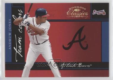 2005 Donruss Classics - Team Colors - Gold #TC-3 - Andruw Jones /50