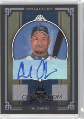 2005 Donruss Diamond Kings - [Base] - Black Framed Materials Signatures #221 - Carl Crawford /10