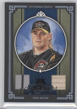 2005 Donruss Diamond Kings - [Base] - Black Framed Materials #178 - Craig Wilson /10