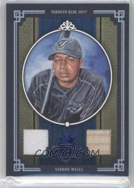 2005 Donruss Diamond Kings - [Base] - Blue Framed Materials #406 - Vernon Wells /100