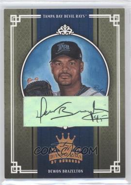 2005 Donruss Diamond Kings - [Base] - Bronze Signatures #224 - Dewon Brazelton /100