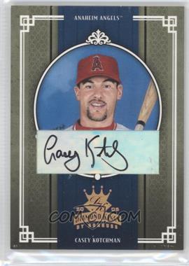 2005 Donruss Diamond Kings - [Base] - Bronze Signatures #6 - Casey Kotchman /100