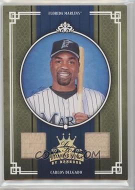 2005 Donruss Diamond Kings - [Base] - Gold Materials #439 - Carlos Delgado /50