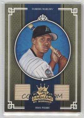 2005 Donruss Diamond Kings - [Base] - Gold Materials #99 - Juan Pierre /50