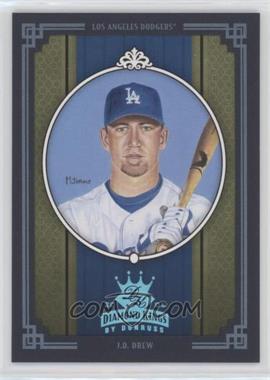 2005 Donruss Diamond Kings - [Base] - Platinum Blue Framed #356 - J.D. Drew /1 [EX to NM]