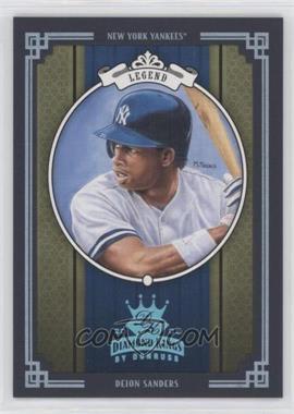 2005 Donruss Diamond Kings - [Base] - Platinum Blue Framed #431 - Deion Sanders /1