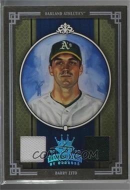 2005 Donruss Diamond Kings - [Base] - Platinum Green Framed Materials #164 - Barry Zito /1 [Noted]