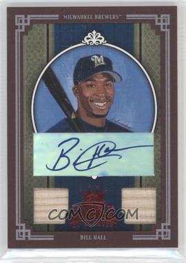 2005 Donruss Diamond Kings - [Base] - Red Framed Materials Signatures #127 - Bill Hall /100