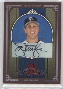 2005 Donruss Diamond Kings - [Base] - Red Framed Signatures #185 - Sean Burroughs /10