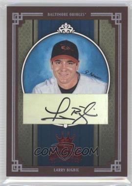 2005 Donruss Diamond Kings - [Base] - Red Framed Signatures #31 - Larry Bigbie /100