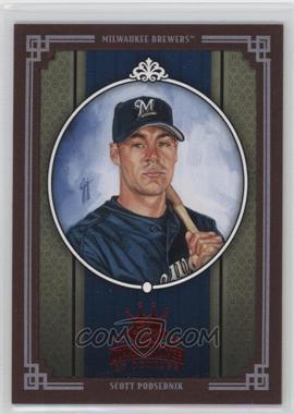 2005 Donruss Diamond Kings - [Base] - Red Framed #123 - Scott Podsednik