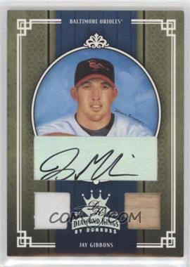 2005 Donruss Diamond Kings - [Base] - Silver Materials Signatures #319 - Jay Gibbons /25 [EX to NM]