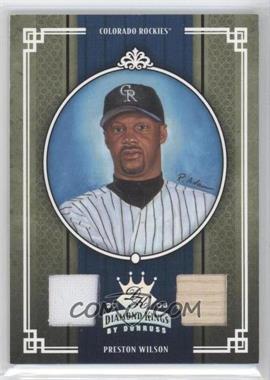 2005 Donruss Diamond Kings - [Base] - Silver Materials #343 - Preston Wilson /100