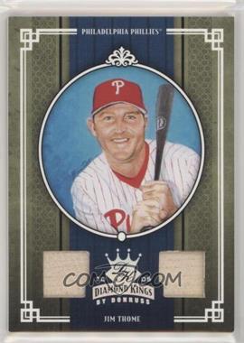 2005 Donruss Diamond Kings - [Base] - Silver Materials #385 - Jim Thome /100