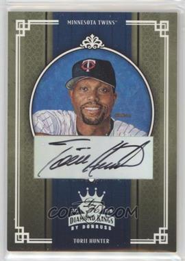 2005 Donruss Diamond Kings - [Base] - Silver Signatures #130 - Torii Hunter /5