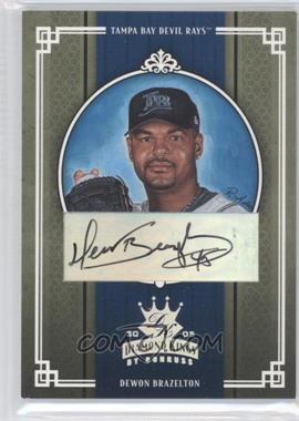 2005 Donruss Diamond Kings - [Base] - Silver Signatures #224 - Dewon Brazelton /50