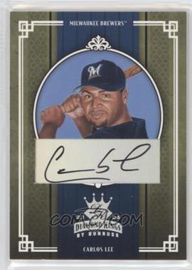 2005 Donruss Diamond Kings - [Base] - Silver Signatures #359 - Carlos Lee /100