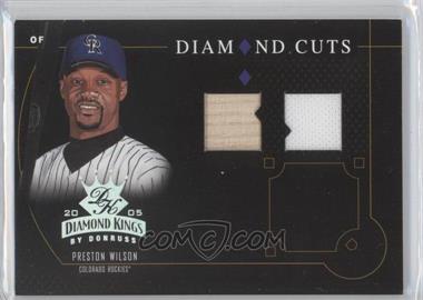 2005 Donruss Diamond Kings - Diamond Cuts - Combo Materials #DC-37 - Preston Wilson /100