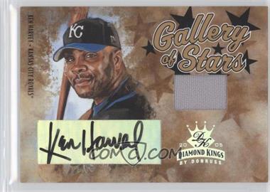 2005 Donruss Diamond Kings - Gallery of Stars - Jerseys Signatures #GS-17 - Ken Harvey /100