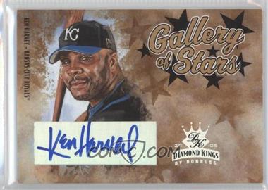 2005 Donruss Diamond Kings - Gallery of Stars - Signatures #GS-17 - Ken Harvey /100