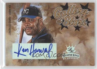 2005 Donruss Diamond Kings - Gallery of Stars - Signatures #GS-17 - Ken Harvey /100