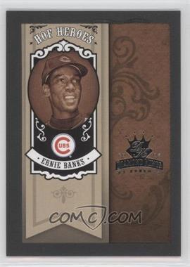 2005 Donruss Diamond Kings - HOF Heroes - Black Framed #HH-81 - Ernie Banks /25