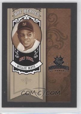 2005 Donruss Diamond Kings - HOF Heroes - Black Framed #HH-85 - Willie Mays /25