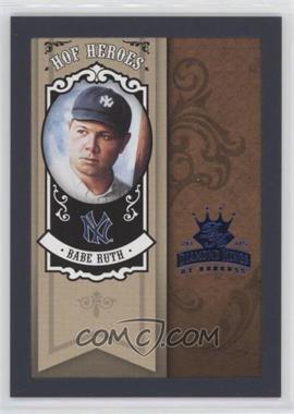 2005 Donruss Diamond Kings - HOF Heroes - Blue Framed #HH-65 - Babe Ruth /100