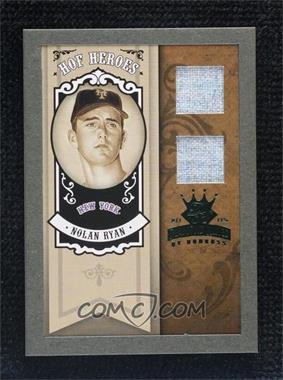 2005 Donruss Diamond Kings - HOF Heroes - Green Framed Materials #HH-87 - Nolan Ryan /10